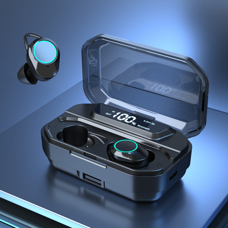 True Waterproof Wireless Earbuds / Built in phone charger